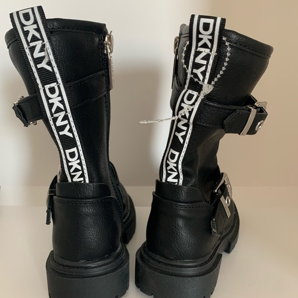 NWT- DKNY GIRL MOTO BOOTS - Picture 3 of 6